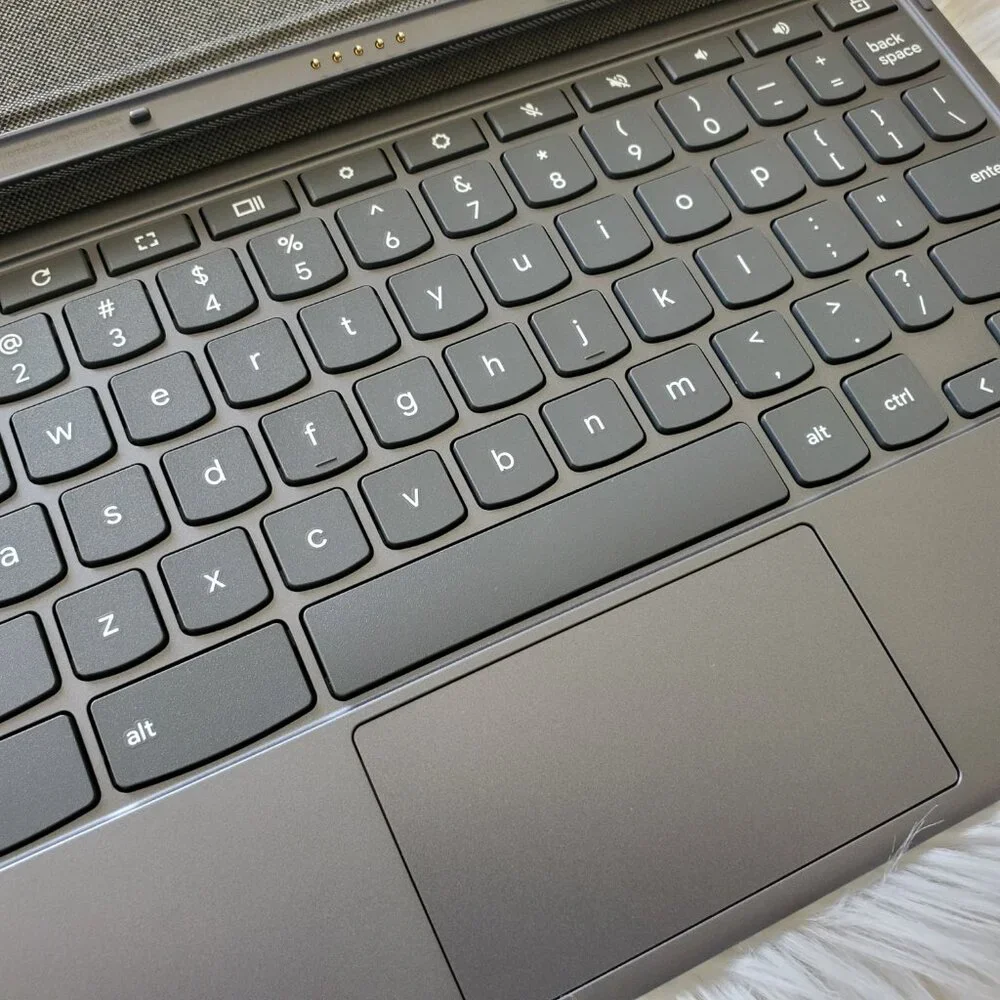 Lenovo Gray Tablet Keyboard Case with Detachable Cover